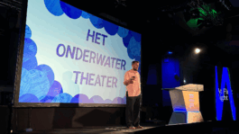 Presenting stop motion animation Het Onderwater Theater during Playgrounds animation festival